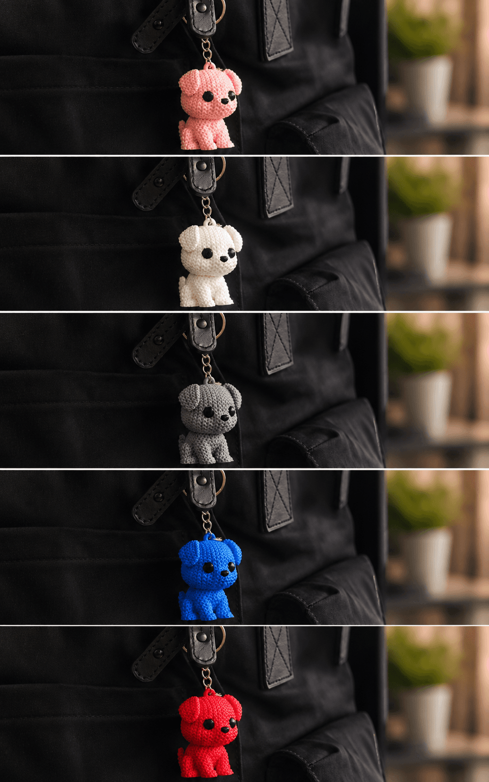 Yarn Pup Keychain - 7