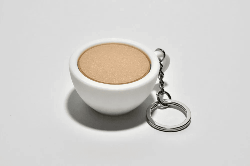 Clicker Tea Cup Keychain - 2