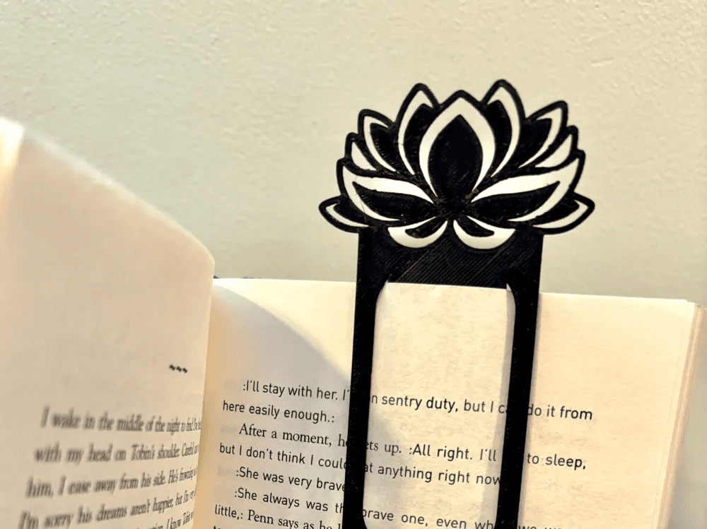 Lotus Flower Bookmark - 1