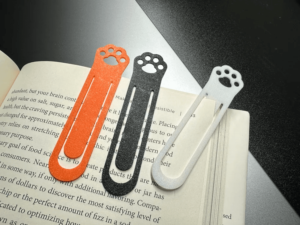 Cat Paw Bookmark