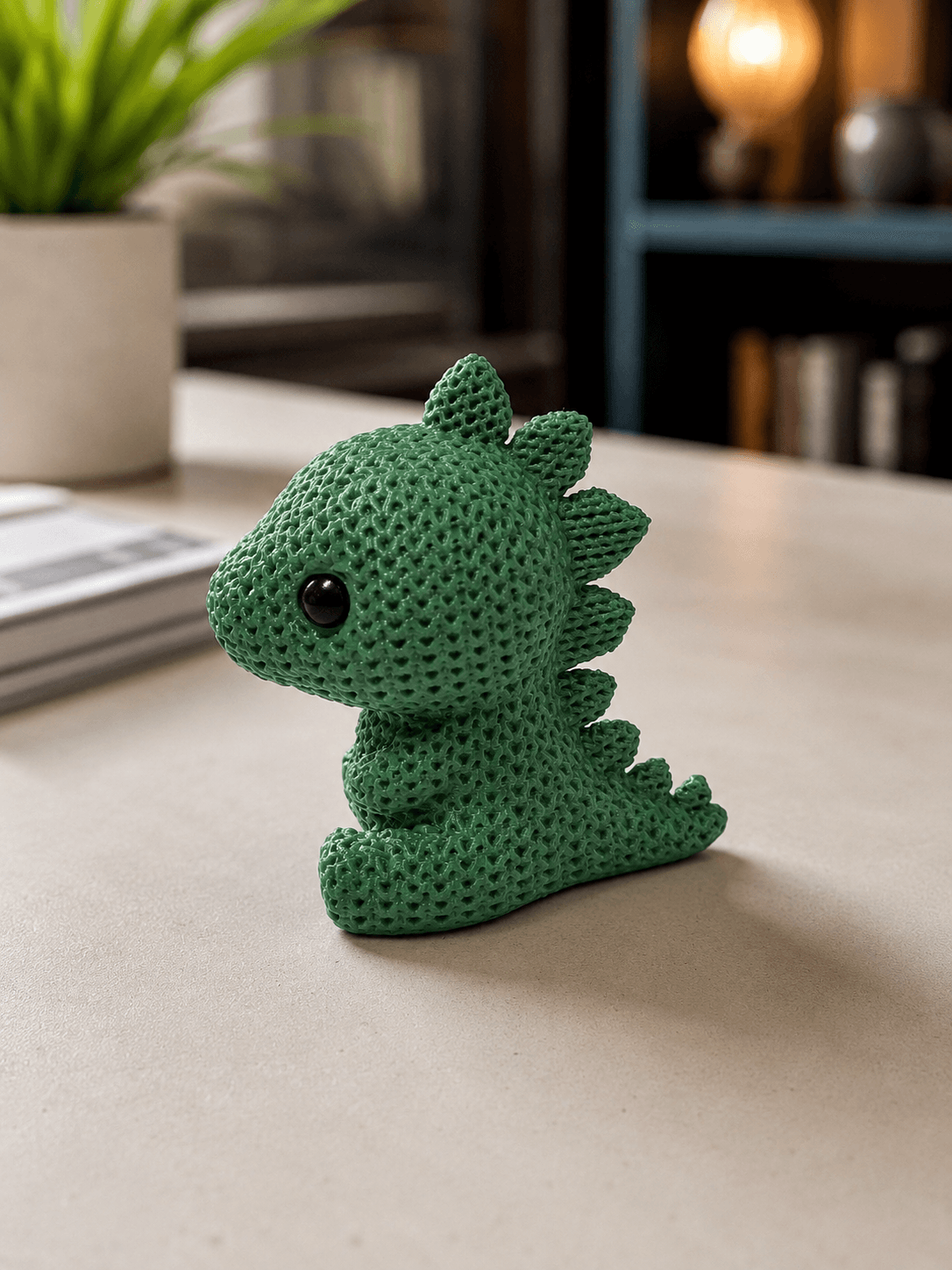 Knit Look Dino - 2